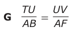 Answer G: TUAB = UVAF