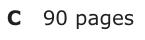 Answer C: 90 pages