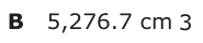 Answer B: 5,276.7 cm 3