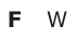 Answer F: W