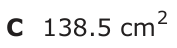 Answer C: 2138.5 cm