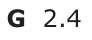Answer G: 2.4