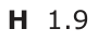 Answer H: 1.9