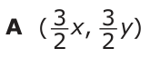 Answer A: ( _3, _3 y) 2 x 2